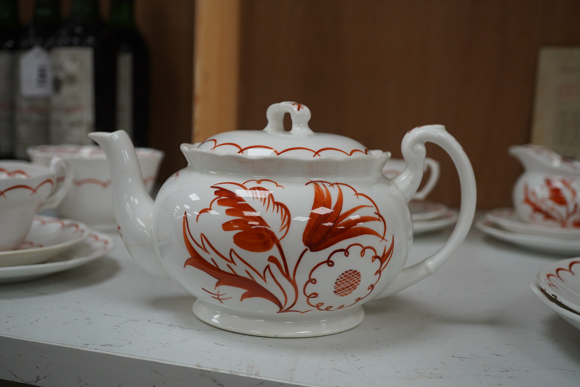 A Freda Beardmore for Foley china part tea set. Condition - good